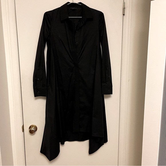 COS size 2 black long shirt - Picture 1 of 3